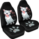 Adorable Pitbull Car Seat Covers (Set of 2) interestprint