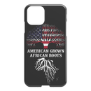 African American Black Girl Africa Melanin American Grown African Roots Black History Month iPhone Case teelaunch