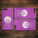 African American Black Girl Africa Melanin BAE - Best Auntie Ever iPhone Case