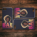 African American Black Girl Africa Melanin BAE Black And Educated Black History Month iPhone Case
