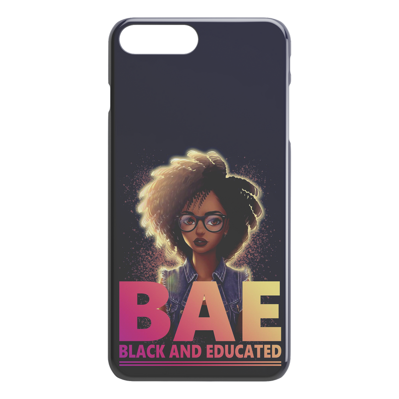 African American Black Girl Africa Melanin BAE Black And Educated Black History Month iPhone Case