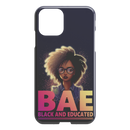 African American Black Girl Africa Melanin BAE Black And Educated Black History Month iPhone Case
