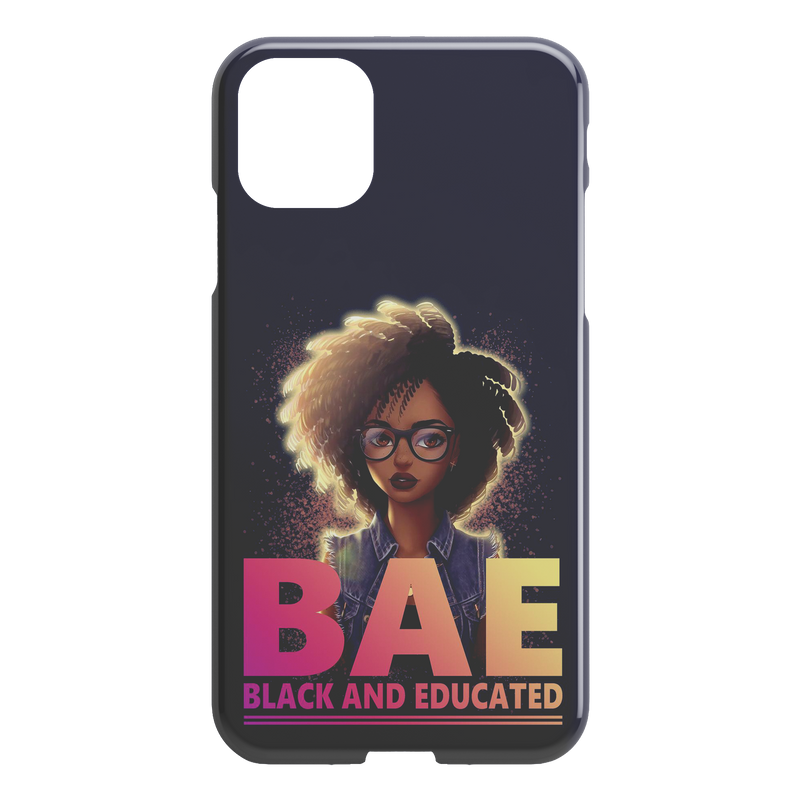 African American Black Girl Africa Melanin BAE Black And Educated Black History Month iPhone Case