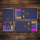 African American Black Girl Africa Melanin BAE Black And Educated iPhone Case