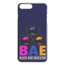 African American Black Girl Africa Melanin BAE Black And Educated iPhone Case