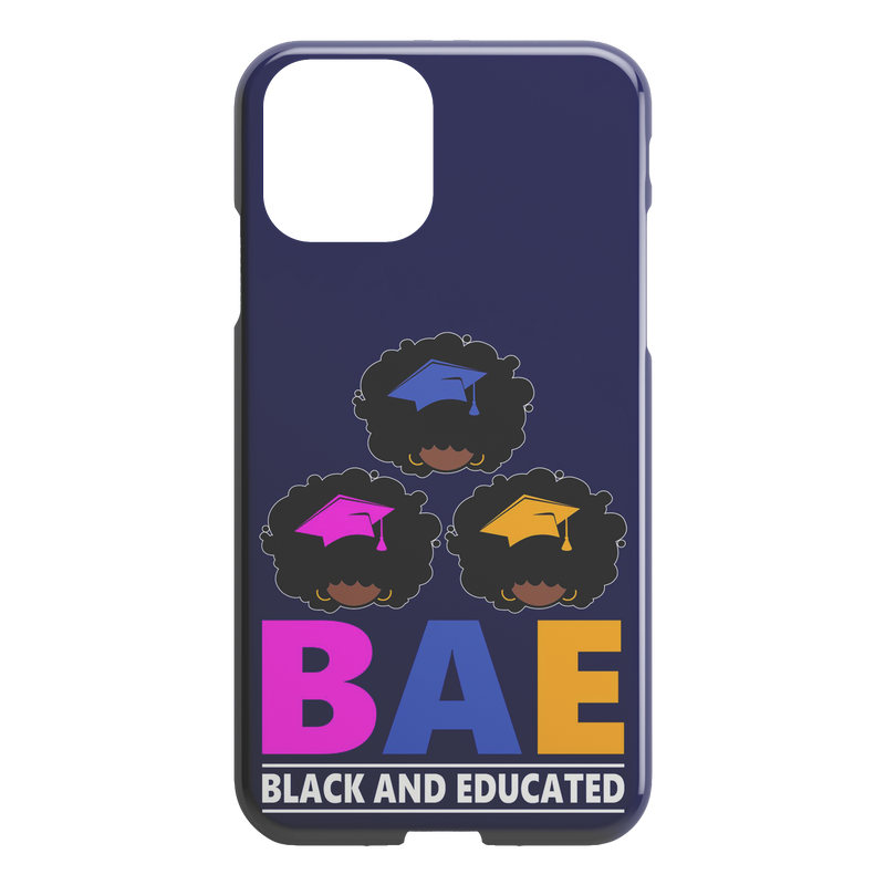 African American Black Girl Africa Melanin BAE Black And Educated iPhone Case