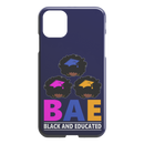 African American Black Girl Africa Melanin BAE Black And Educated iPhone Case