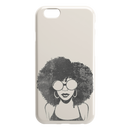 African American Black Girl Africa Melanin Black Lady Afro Art For Women Girls iPhone Case