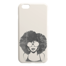 African American Black Girl Africa Melanin Black Lady Afro Art For Women Girls iPhone Case