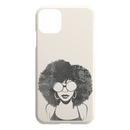 African American Black Girl Africa Melanin Black Lady Afro Art For Women Girls iPhone Case