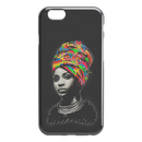 African American Black Girl Africa Melanin Black Women Colorful Art iPhone Case