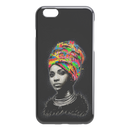 African American Black Girl Africa Melanin Black Women Colorful Art iPhone Case