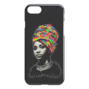 African American Black Girl Africa Melanin Black Women Colorful Art iPhone Case