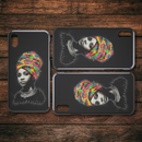 African American Black Girl Africa Melanin Black Women Colorful Art iPhone Case