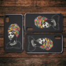 African American Black Girl Africa Melanin Black Women Colorful Art iPhone Case