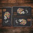 African American Black Girl Africa Melanin Black Women Colorful Art iPhone Case