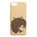 African American Black Girl Africa Melanin Butterfly Hair Black Girl iPhone Case