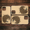 African American Black Girl Africa Melanin Butterfly Hair Black Girl iPhone Case