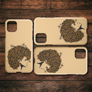 African American Black Girl Africa Melanin Butterfly Hair Black Girl iPhone Case