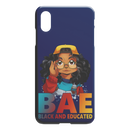 African American Black Girl Africa Melanin Cute Black Women BAE Black And Educated iPhone Case