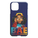 African American Black Girl Africa Melanin Cute Black Women BAE Black And Educated iPhone Case