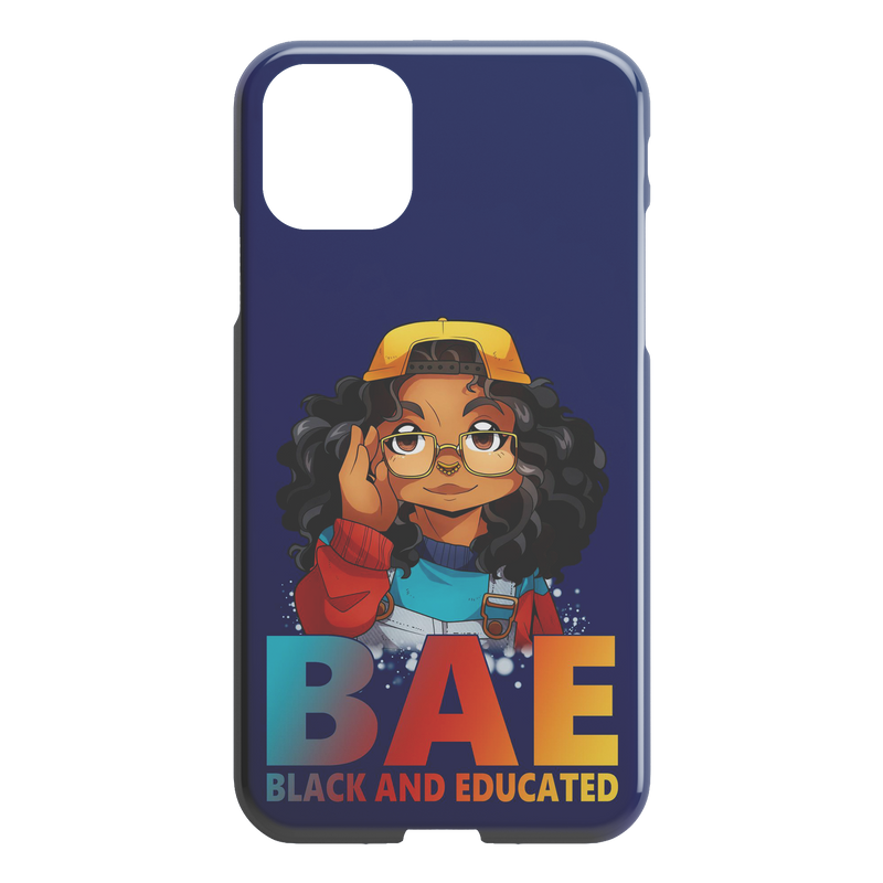 African American Black Girl Africa Melanin Cute Black Women BAE Black And Educated iPhone Case