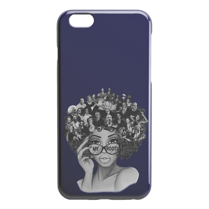 African American Black Girl Africa Melanin My Roots Famous People In My Head Proud Black History Month iPhone Case