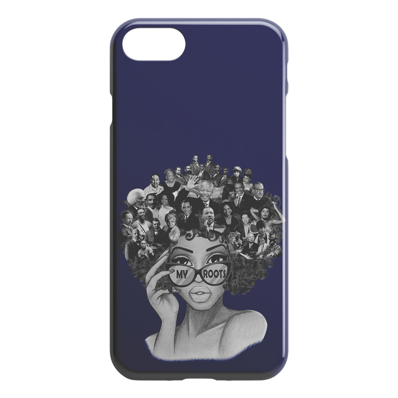African American Black Girl Africa Melanin My Roots Famous People In My Head Proud Black History Month iPhone Case
