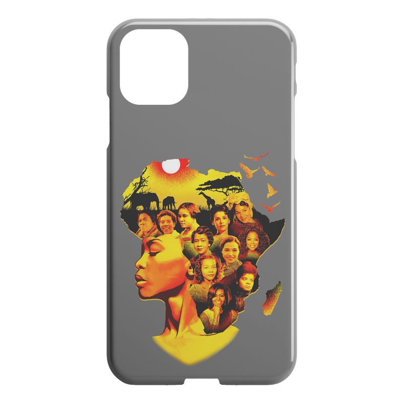 African American Black Girl Africa Melanin My Roots Mug Patriotic Black History Month iPhone Case teelaunch