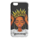 African American Black Girl Africa Melanin Respectmyhair Cute Black Women Wear A Crown iPhone Case