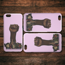 African American Black Girl Africa Melanin Strong Hand Black History Month iPhone Case