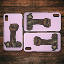 African American Black Girl Africa Melanin Strong Hand Black History Month iPhone Case