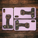 African American Black Girl Africa Melanin Strong Hand Black History Month iPhone Case