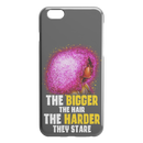 African American Black Girl Africa Melanin The Bigger The Hair The Harder They Stare iPhone Case
