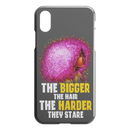 African American Black Girl Africa Melanin The Bigger The Hair The Harder They Stare iPhone Case
