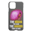 African American Black Girl Africa Melanin The Bigger The Hair The Harder They Stare iPhone Case