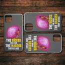 African American Black Girl Africa Melanin The Bigger The Hair The Harder They Stare iPhone Case