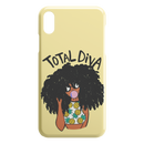 African American Black Girl Africa Melanin Total Diva Black History Month iPhone Case