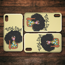 African American Black Girl Africa Melanin Total Diva Black History Month iPhone Case