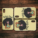 African American Black Girl Africa Melanin Total Diva Black History Month iPhone Case