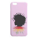 African American Black Girl Africa Melanin With Butterflies Root Flag iPhone Case teelaunch