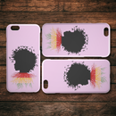 African American Black Girl Africa Melanin With Butterflies Root Flag iPhone Case teelaunch