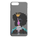 African American Black Girl Africa Melanin With Crown iPhone Case teelaunch