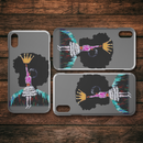 African American Black Girl Africa Melanin With Crown iPhone Case teelaunch