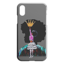 African American Black Girl Africa Melanin With Crown iPhone Case teelaunch