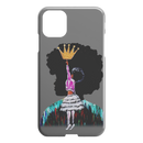 African American Black Girl Africa Melanin With Crown iPhone Case teelaunch
