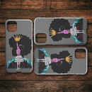 African American Black Girl Africa Melanin With Crown iPhone Case teelaunch