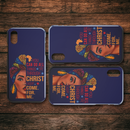 African American Black Girl Africa Melanin You Can Do All Things Through Christ Except Come For Me iPhone Case teelaunch