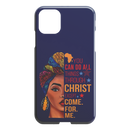 African American Black Girl Africa Melanin You Can Do All Things Through Christ Except Come For Me iPhone Case teelaunch