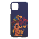 African American Black Girl Africa Melanin You Can Do All Things Through Christ Except Come For Me iPhone Case teelaunch
